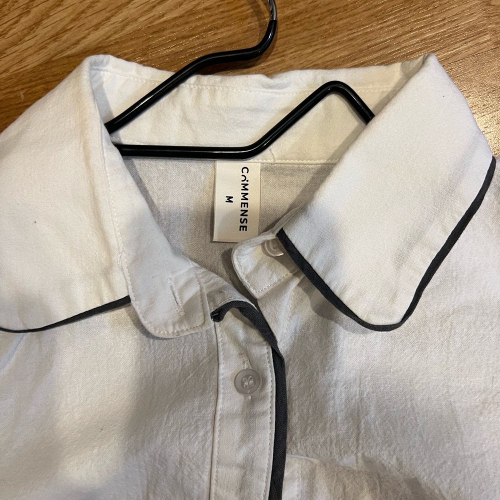 COMMENSE LINEN SET SIZE M TOP & BOTTOM!